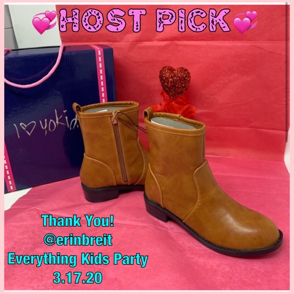🎁LAST 1 I Love Yo Kids Andrea-05N RustColor Boots - Picture 3 of 6